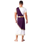 Ancient Greek Toga – Men’s Roman Robe for Halloween Cosplay Costume