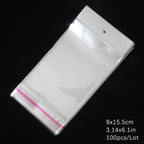 Self-Sealing Cellophane Bags – Transparent Adhesive Packaging for Gifts and Treats