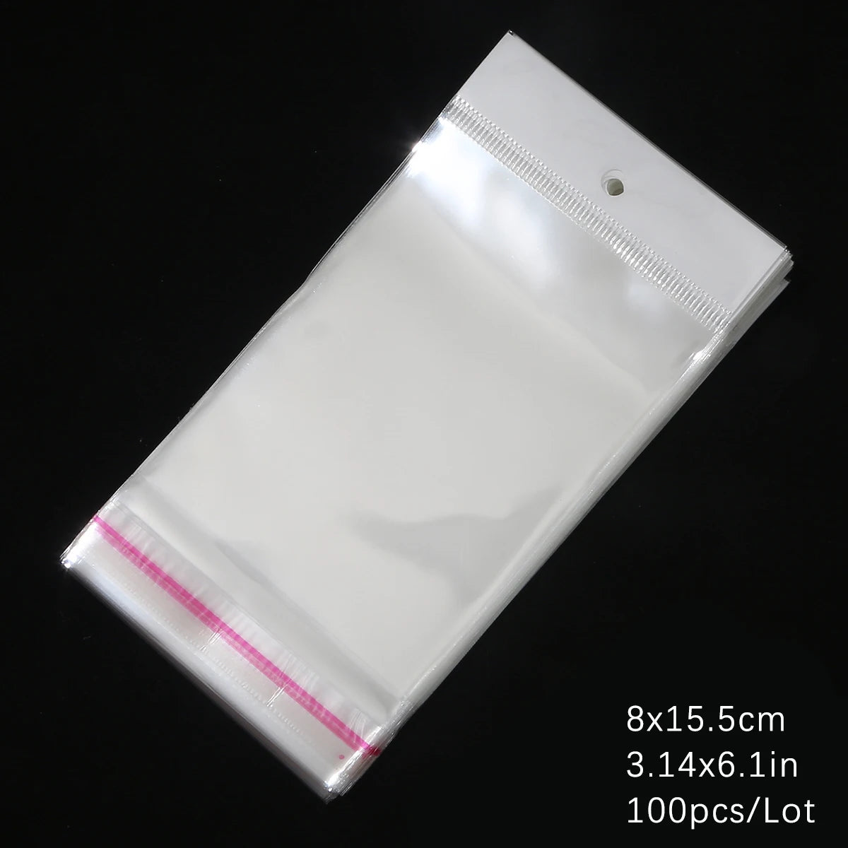 Self-Sealing Cellophane Bags – Transparent Adhesive Packaging for Gifts and Treats