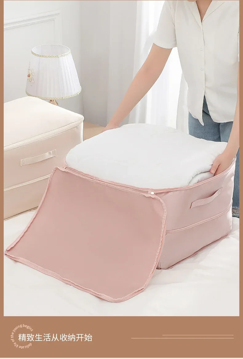 Large Compression Storage Bag – Space Saving Quilt Organizer for Closet