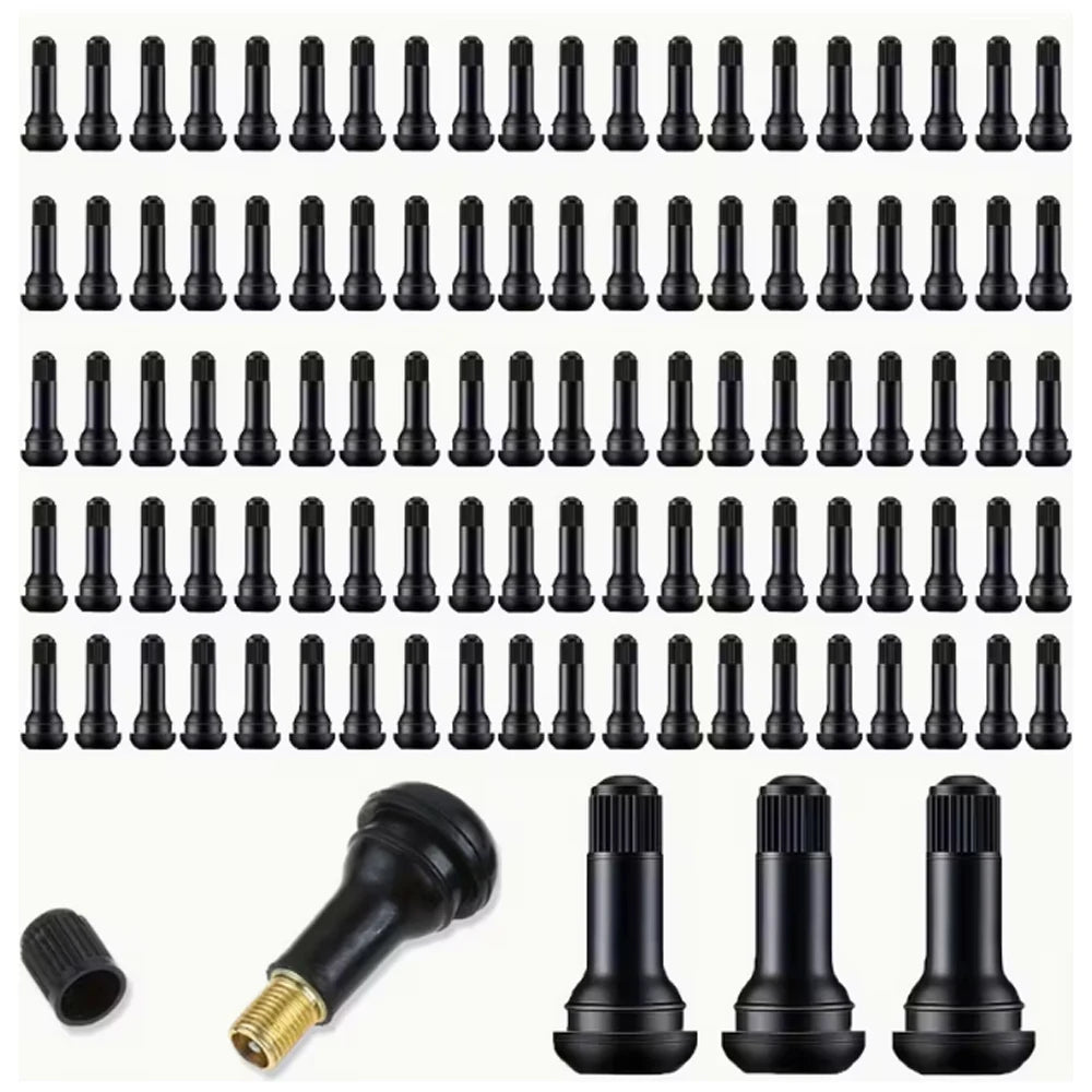 Rubber Tire Valve Stems – Snap-In Replacement Parts for Automotive Repairs