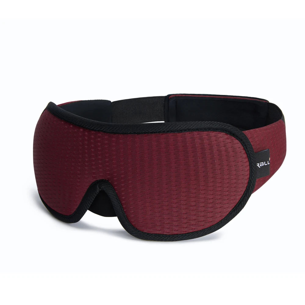 Soft 3D Contoured Eye Mask – Breathable Light Blocking for Travel Sleeping