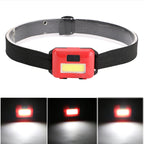LED COB Headlamp – Waterproof Bright Flashlight for Outdoor Camping and Kids
