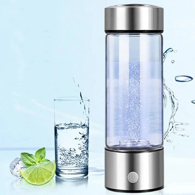 Hydrogen Water Generator Bottle – Portable Antioxidant Ionizer for Fitness