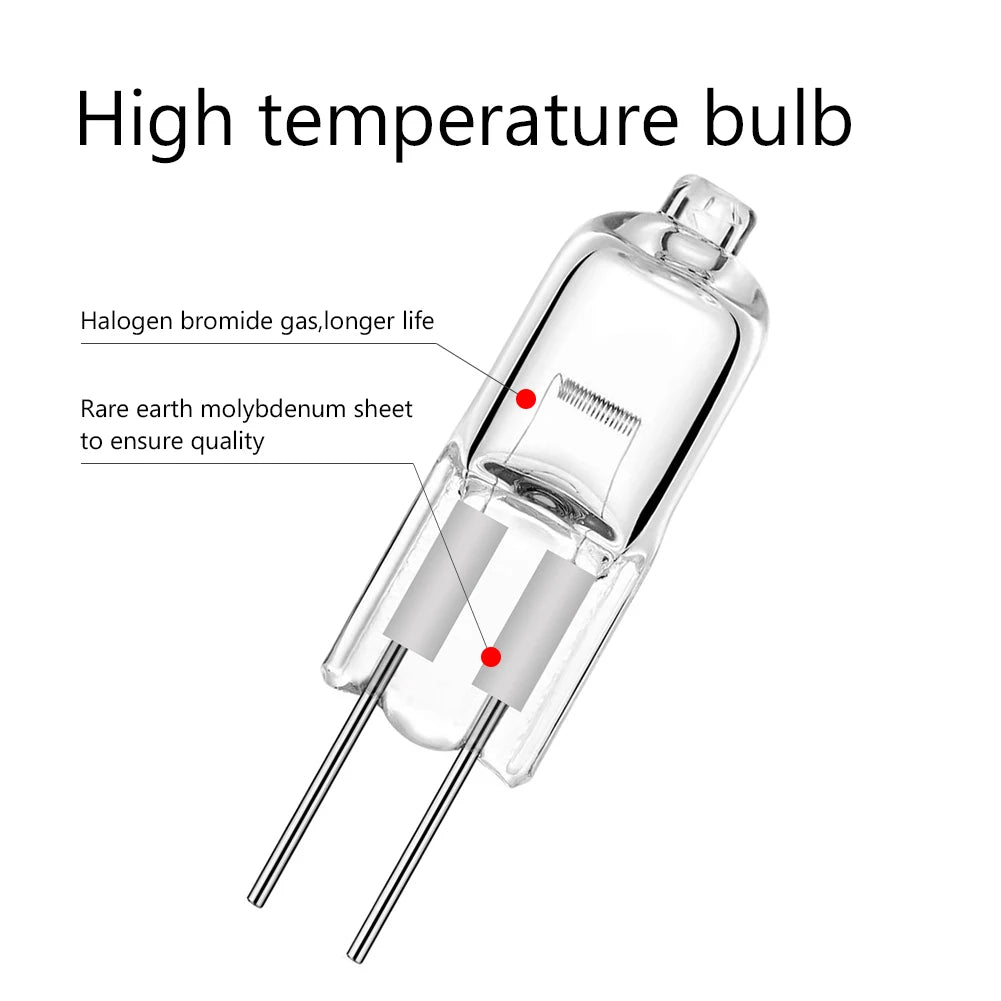 Bi-Pin Halogen Capsule Bulb – 12V Energy Efficient Replacement for Lighting