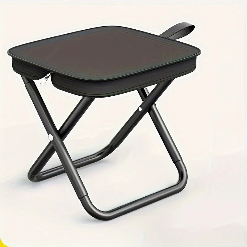 Portable Folding Stool – Lightweight Carrying Handle for Outdoor Camping