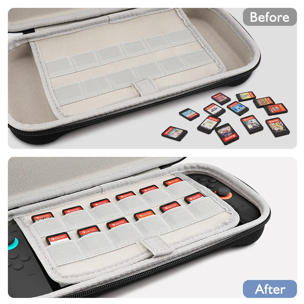 Shockproof Carrying Case – Hard Shell Storage for Nintendo Switch Consoles