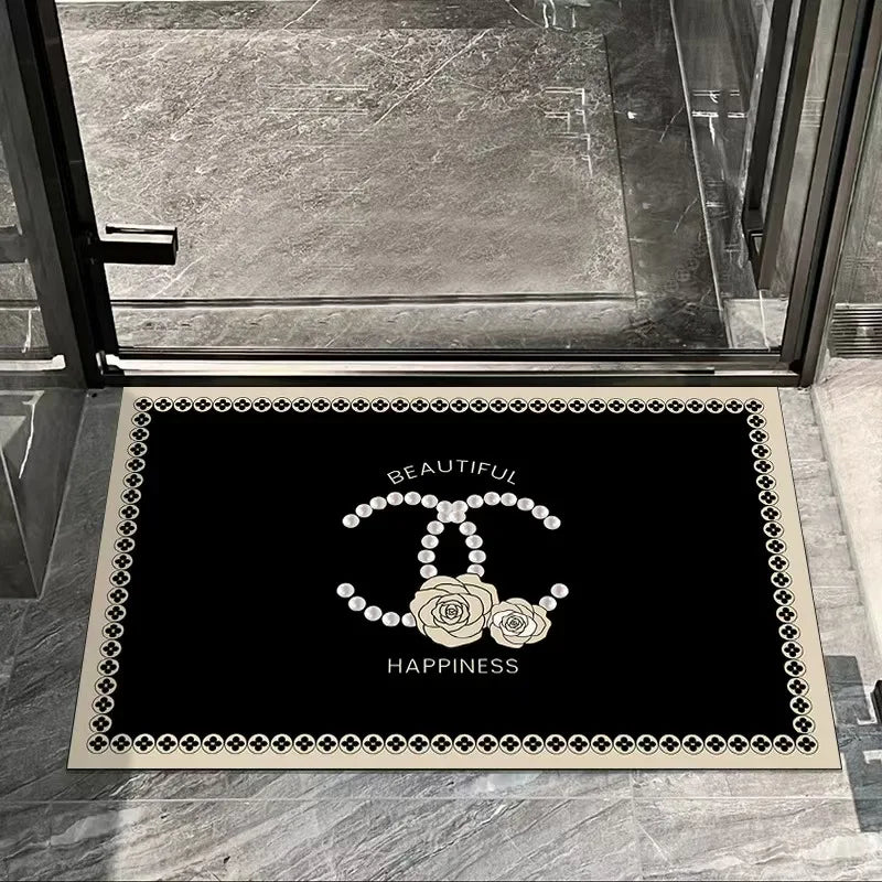 Absorbent Bathroom Floor Mat – Anti-Slip Quick Dry Rug for Home Entrance