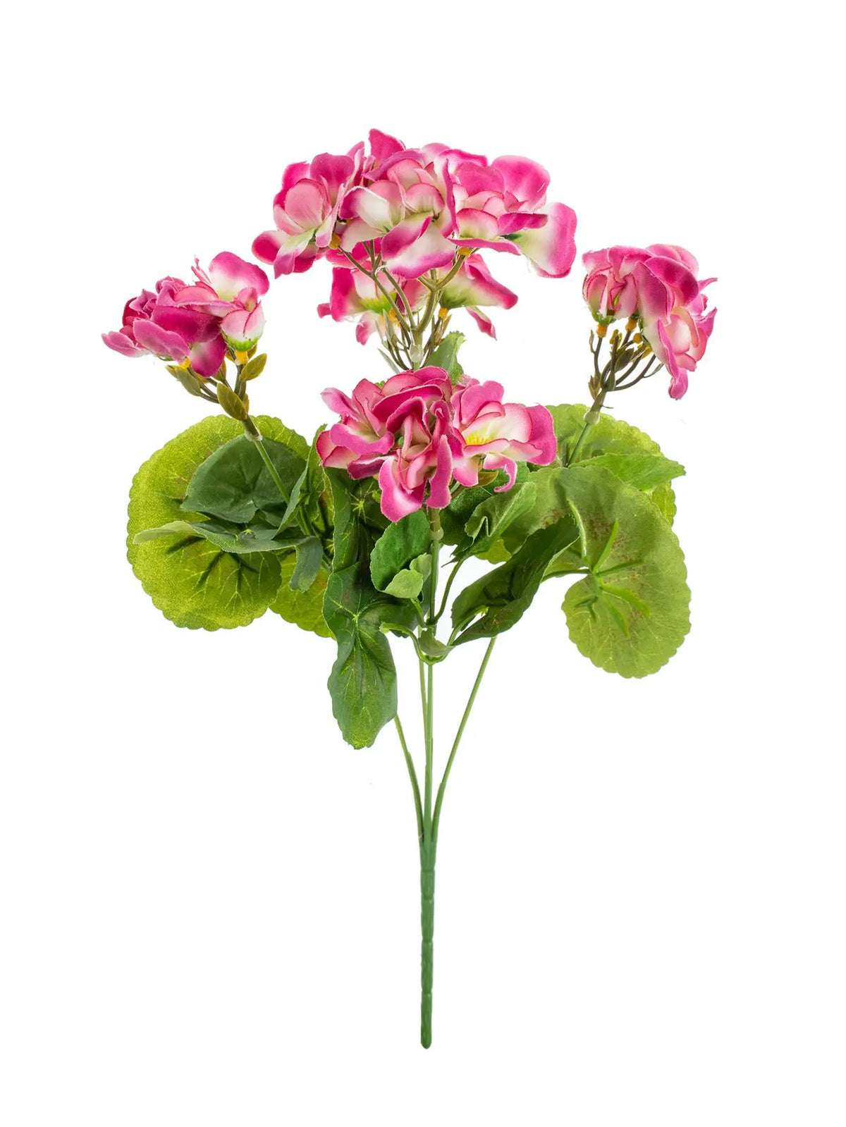 Artificial Silk Begonia Flowers – UV Resistant Foliage for Wedding Decor