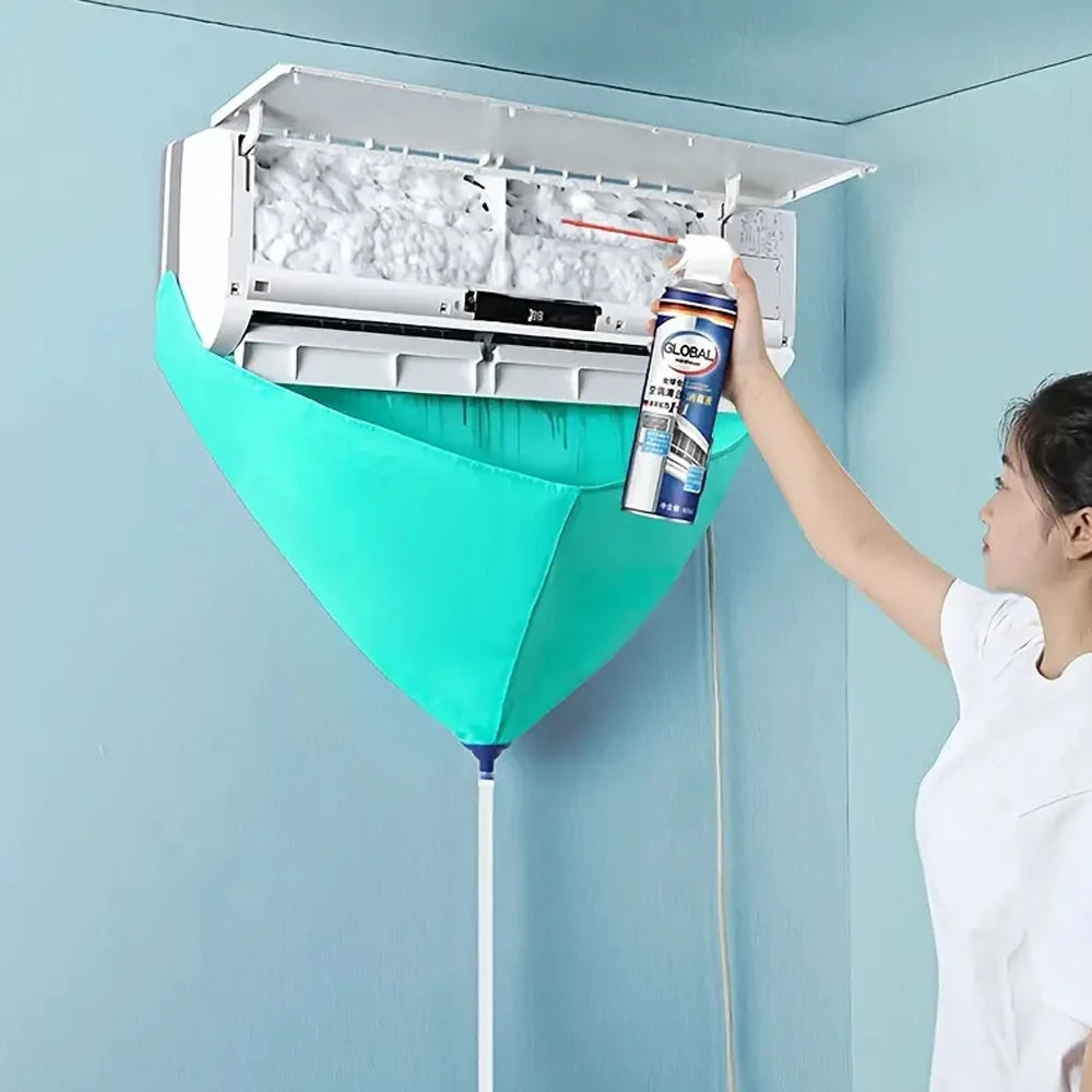 Air Conditioner Cleaning Kit – Leak-proof Cover for Professional Home Maintenance