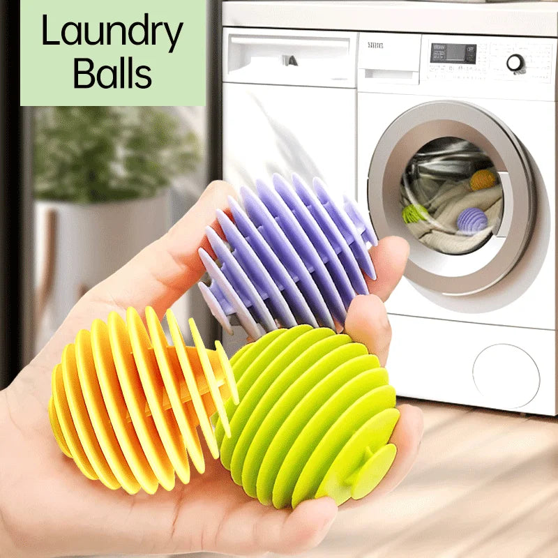 Reusable Silicone Laundry Ball – Anti-Wrap Cleaning Tool for Washing Machines