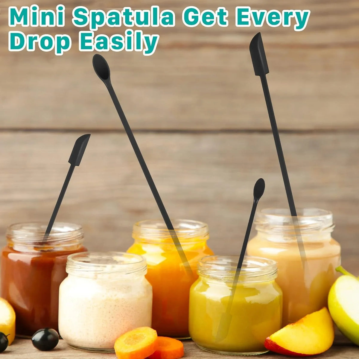 Silicone Spatula Set – Heat Resistant Non-Stick Tools for Baking and Cooking