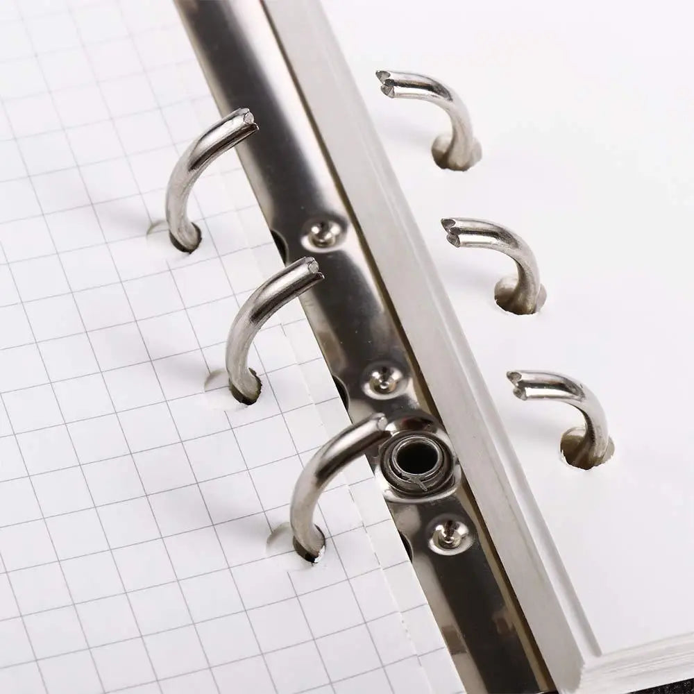 Transparent Loose Leaf Ring Binder – A4-A7 Planner for School and Office