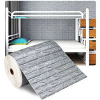 3D Self-Adhesive Brick Wallpaper – Waterproof Peel and Stick for Home Decor