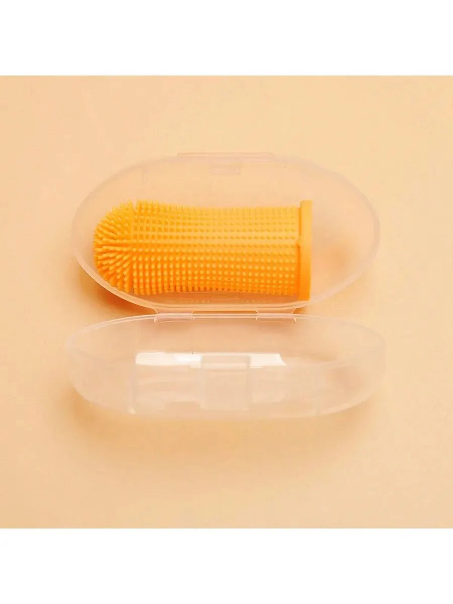 Silicone Finger Toothbrush – Pet Oral Cleaning Tool for Cats and Dogs