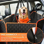 Waterproof Dog Car Seat Cover – Scratch-Resistant Hammock for Pet Travel