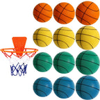 Silent Foam Basketball – Lightweight Elastic Sports Toy for Kids Indoor Play