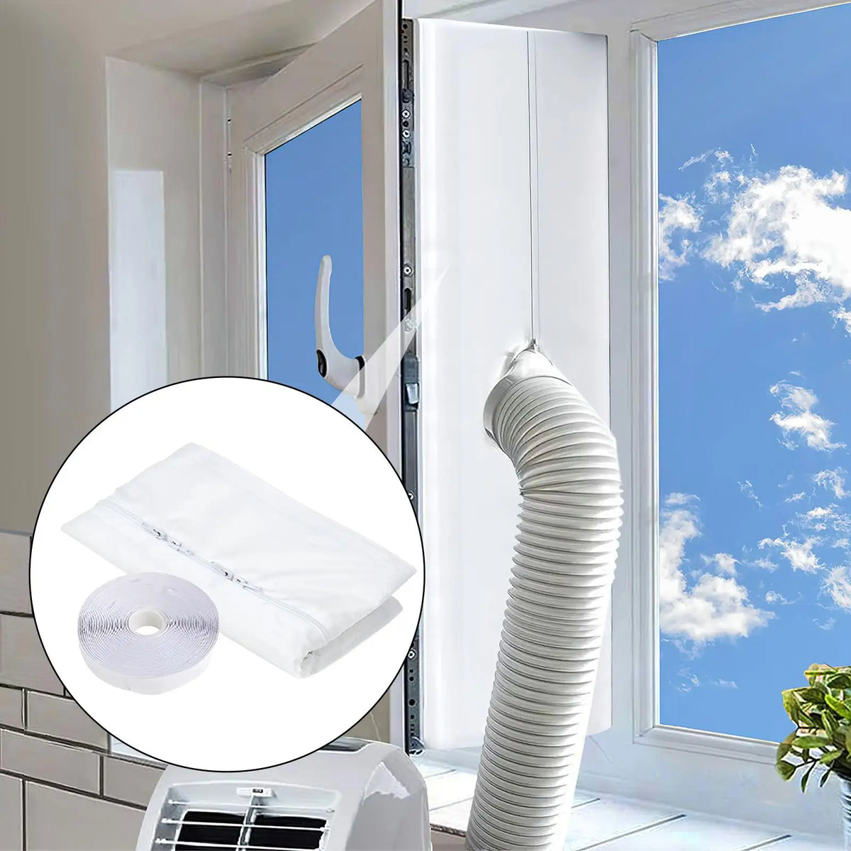 Portable Window Sealing Kit – Heat Shield Vent Guard for Air Conditioners