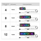 Bluetooth LED Car Sign – Programmable Scrolling Message Display for Auto Decor