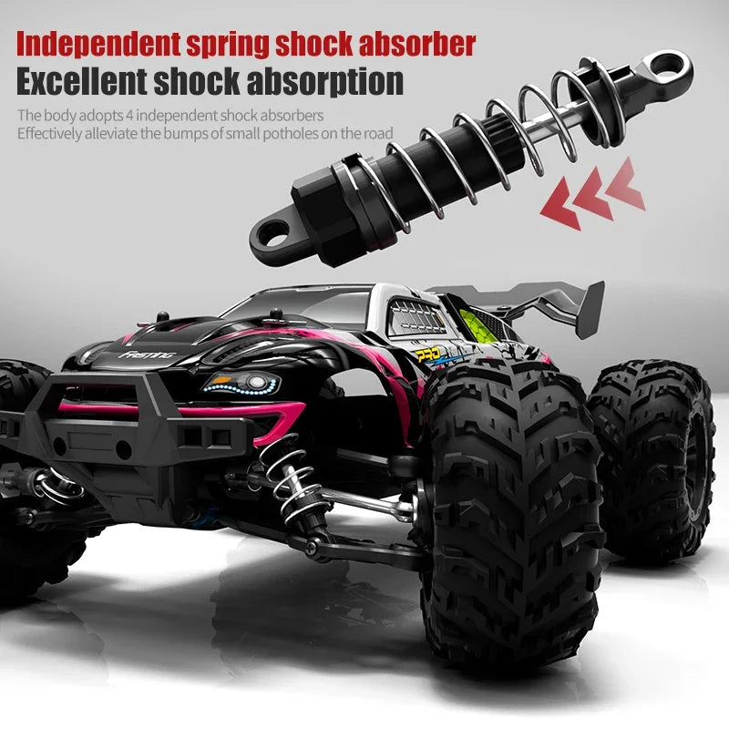 4WD Off-Road RC Monster Truck – 50km/h Remote Control for Adults and Kids