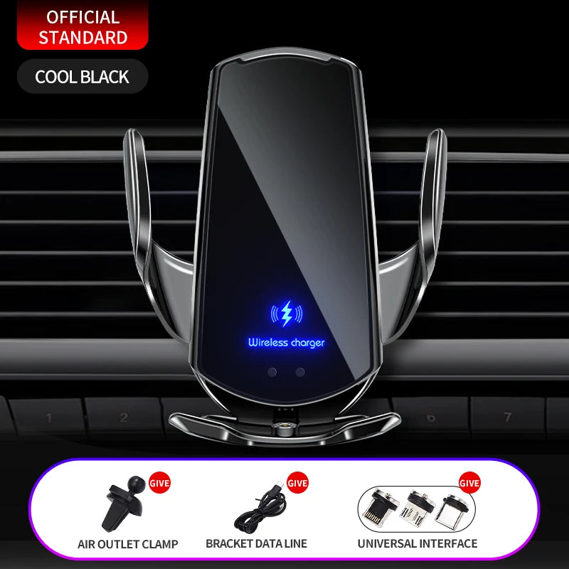 Wireless Car Phone Mount – Adjustable Bracket for Mercedes Benz W204