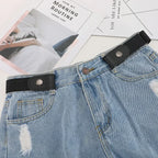 Stretch Elastic No Buckle Belt – Invisible Waistband for Men and Women