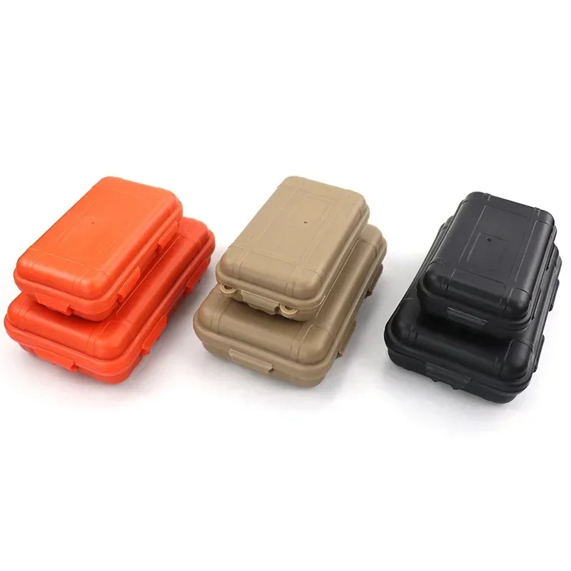 Waterproof Plastic Survival Case – Sealed Storage for Camping and Travel