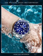 ADDIESDIVE Quartz Dive Watch – Stainless Steel Ceramic Bezel for Scuba Diving