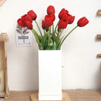 Silicone Real Touch Tulip Bouquet – Artificial Five-Head Flower for Home Decor