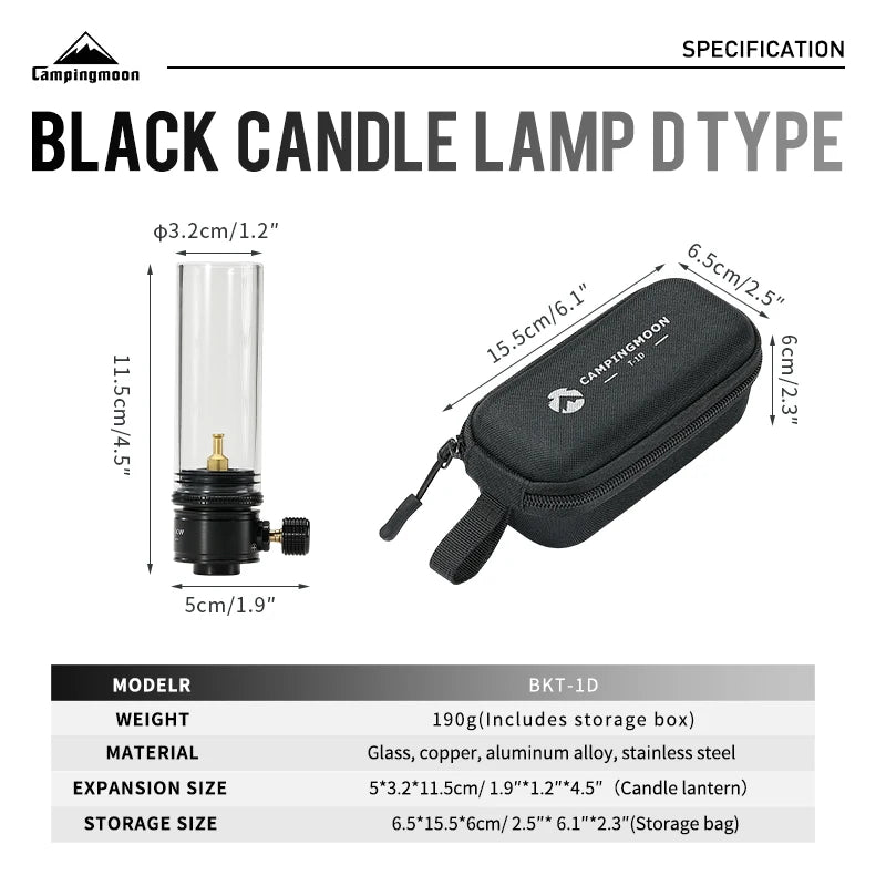 Aluminum Atmosphere Candle Light – Portable Lamp for Outdoor Camping