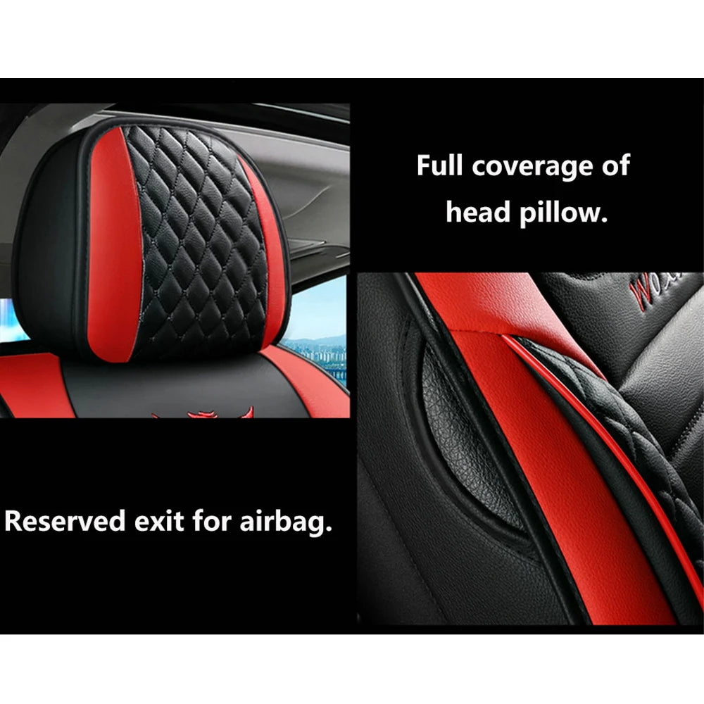 Faux Leather Car Seat Cover – Universal Waterproof Protector for Auto Interior