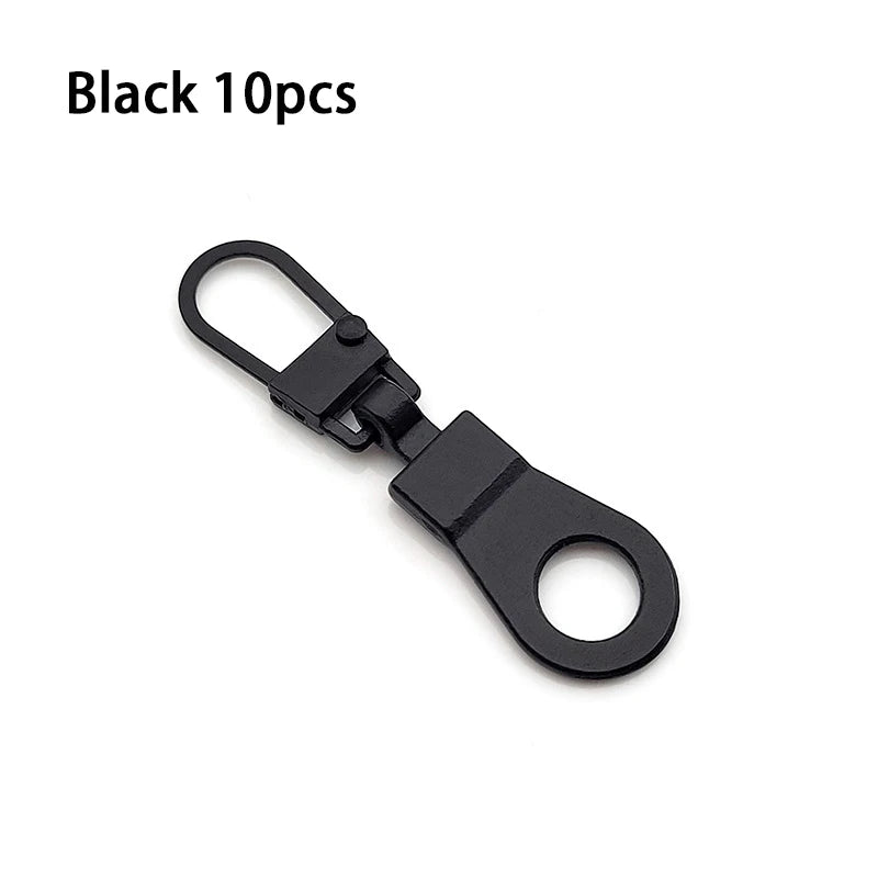 Detachable Metal Zipper Puller Kit – Replacement Repair Set for Sewing Craft
