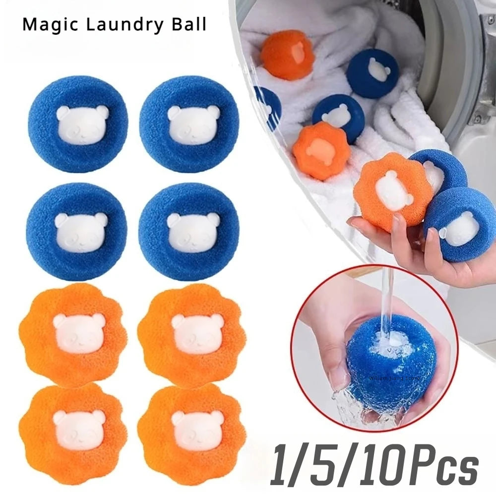 Reusable Laundry Balls – Lint and Pet Hair Remover for Washing Machine Cleaning