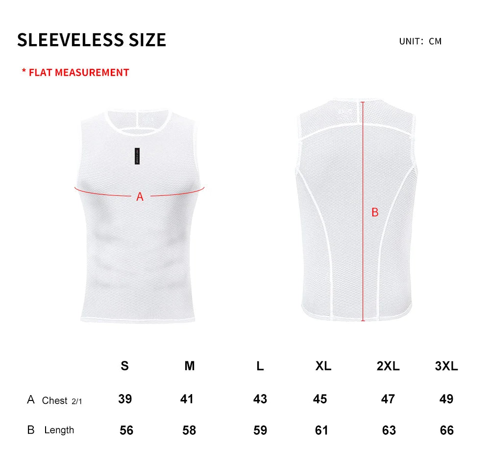 Mesh Cycling Base Layer – Breathable Quick-Dry Undershirt for Road Bike Sports
