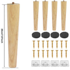 Solid Wooden Furniture Legs – Replacement Feet for Tables and Chairs