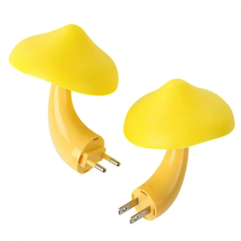 Mushroom LED Night Light – Automatic Sensor Lamp for Kids Bedroom Decor