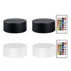 RGB LED Night Light Base – 16 Color Display Stand for Acrylic Art