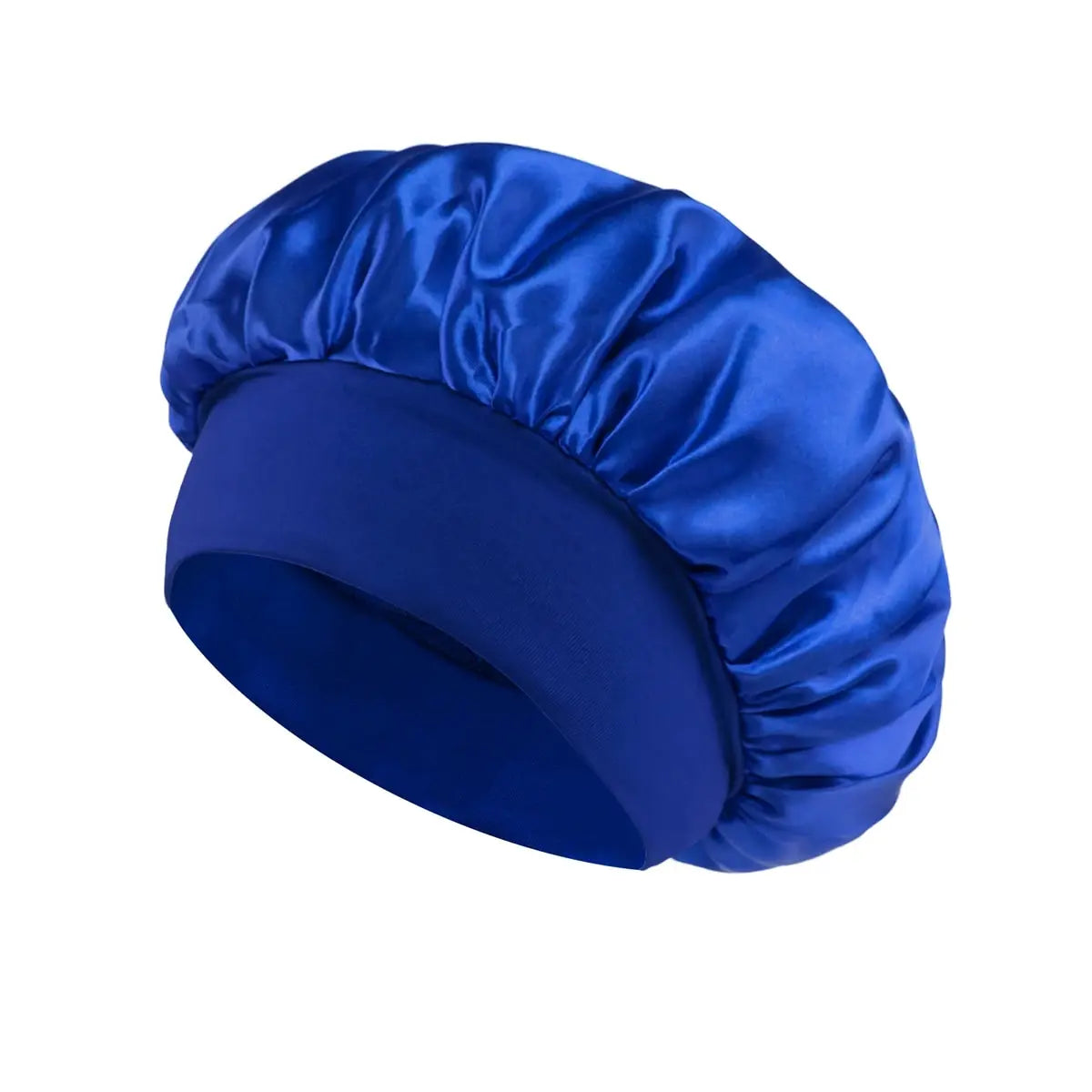 Satin Sleep Bonnet – Elastic Silk Hair Cap for Overnight Hair Protection