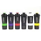 3-Layer Protein Shaker Bottle – Large Capacity Mixer for Fitness Gym Workouts