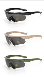Tactical Shooting Goggles – 3 Interchangeable Lens Set for Airsoft and Outdoor