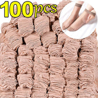 Ultrathin Crystal Nylon Ankle Socks – Sheer Summer Hosiery for Women