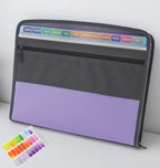 Expanding Accordion File Organizer – 13 Pockets with Zipper for Office