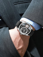 Minimalist Quartz Watch – Luxury Double Strap Set for Business Gift