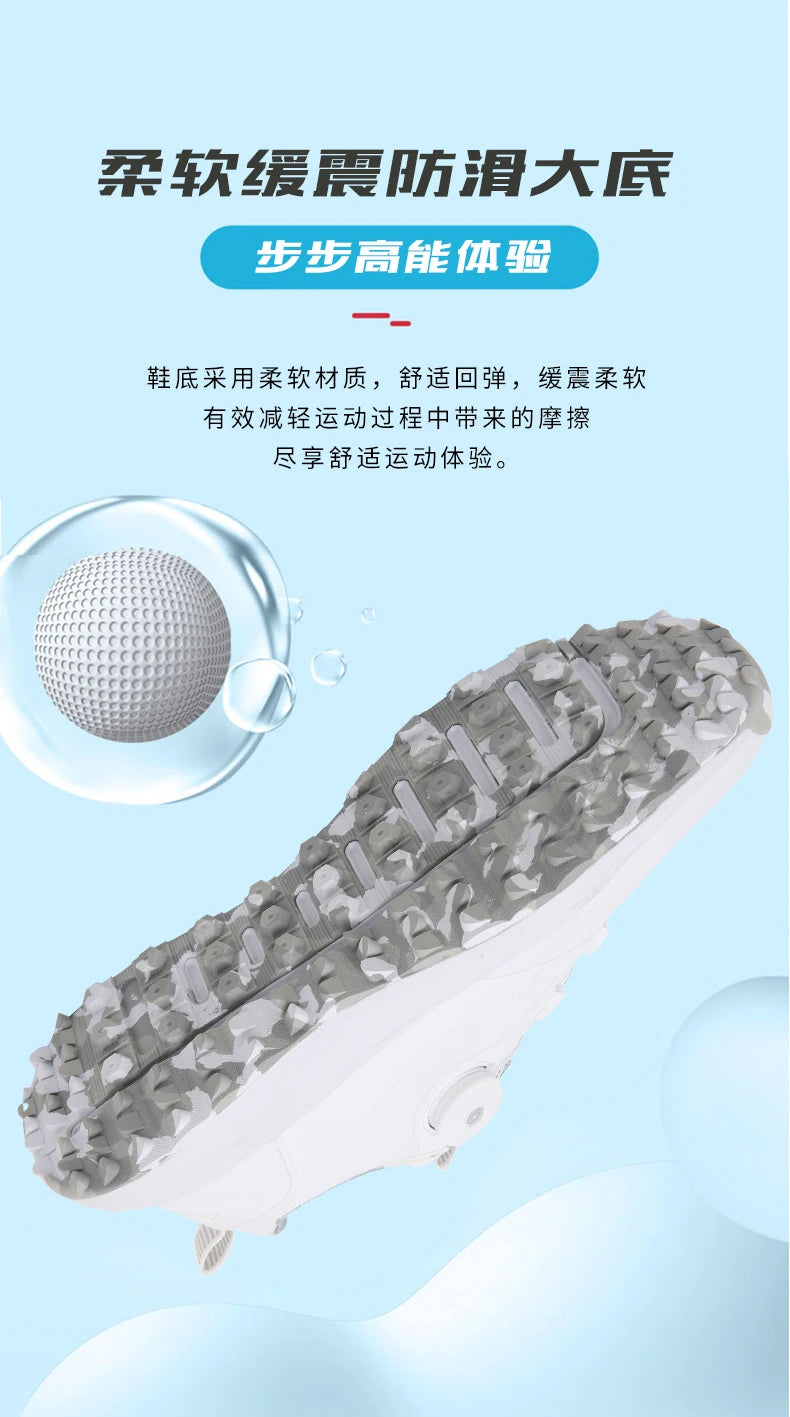 Waterproof Golf Sneakers – Casual Athletic Footwear for Men and Women