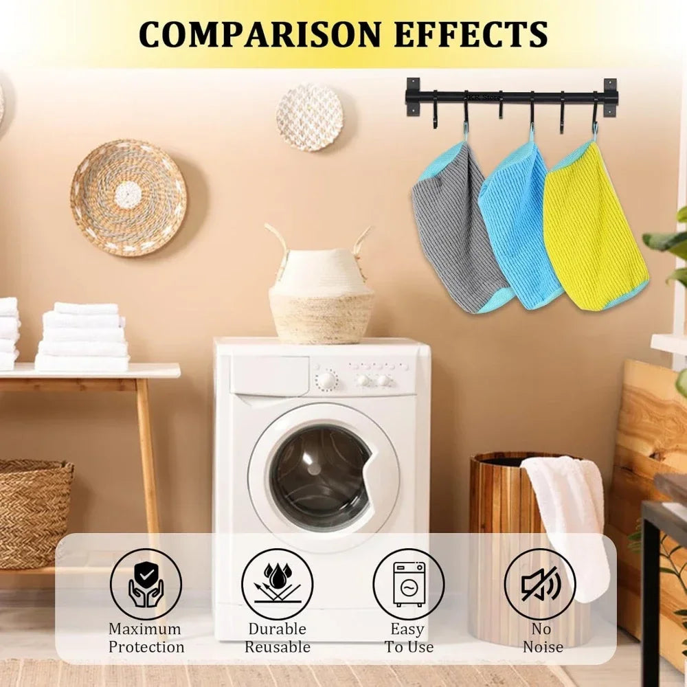 Chenille Shoe Laundry Bag – Non-Abrasive Mesh Protector for Sneaker Washing