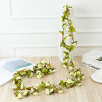 Artificial Silk Rose Vine – 2.5m Floral Garland for Wedding Arch Decoration