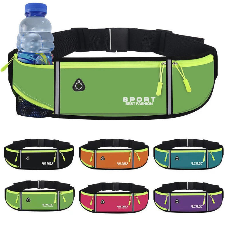 Running Waist Belt – Slim Fanny Pack for Mobile Phone Gym and Cycling