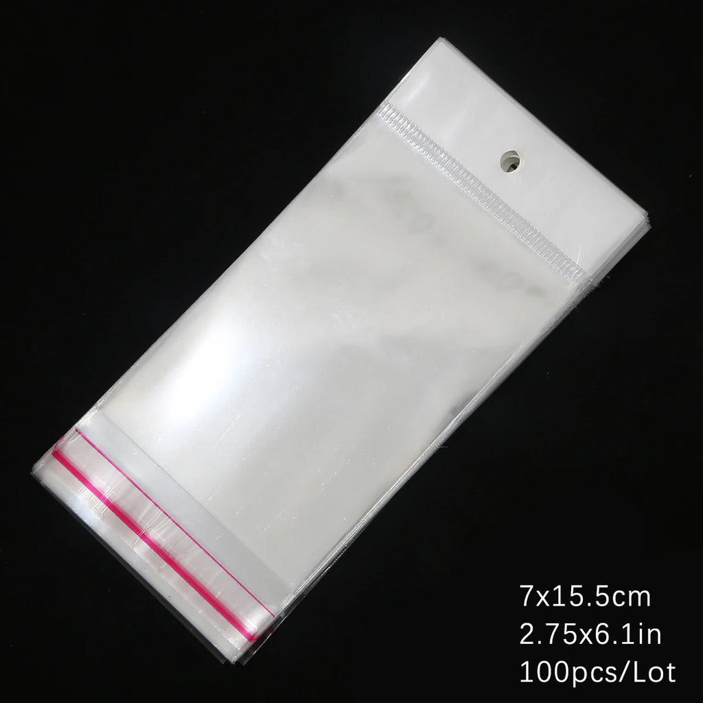 Self-Sealing Cellophane Bags – Transparent Adhesive Packaging for Gifts and Treats