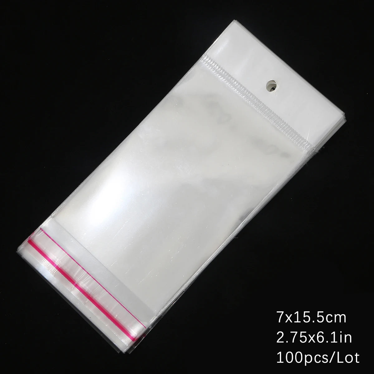 Self-Sealing Cellophane Bags – Transparent Adhesive Packaging for Gifts and Treats