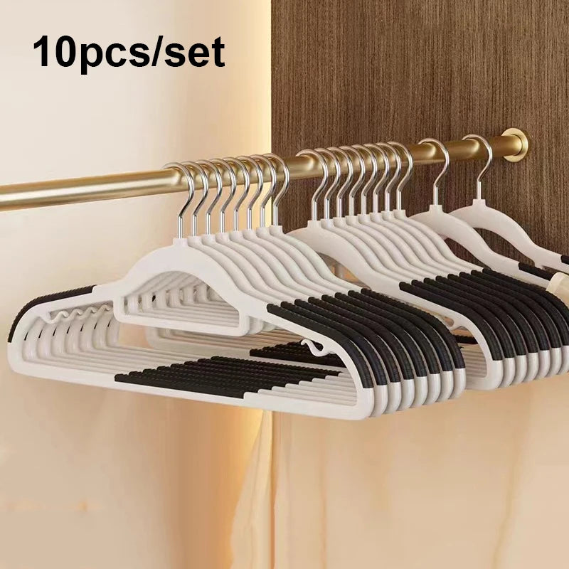 Non-Slip Metal Clothes Hangers – Round Notch Design for Suit and Coat Storage